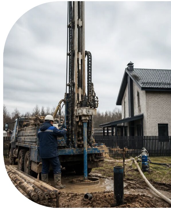 Бурение скважин на воду под ключ в Тихорецке от 123684 р. | АПаруса-Тхр