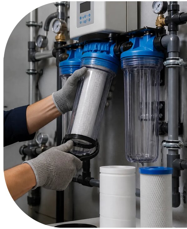Ремонт системы водоочистки в Тихорецке от 5154 р. | АПаруса-Тхр